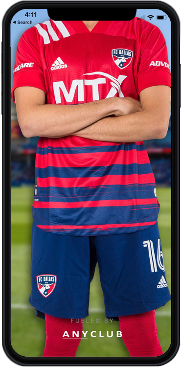 FC Dallas Mobile App provided by AnyClub